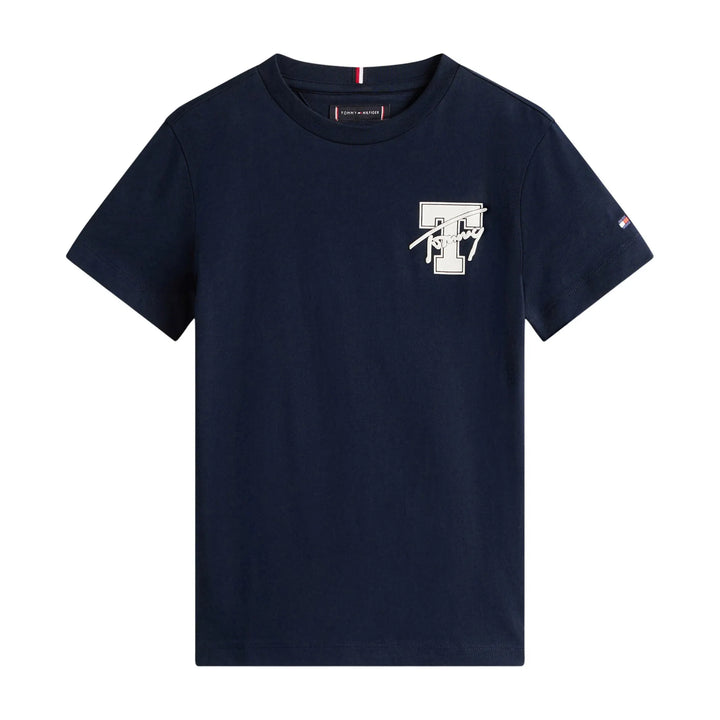 TOMMY HILFIGER NIÑO TSHIRT VARSITY GRAPHIC DARK NIGHT NAVY