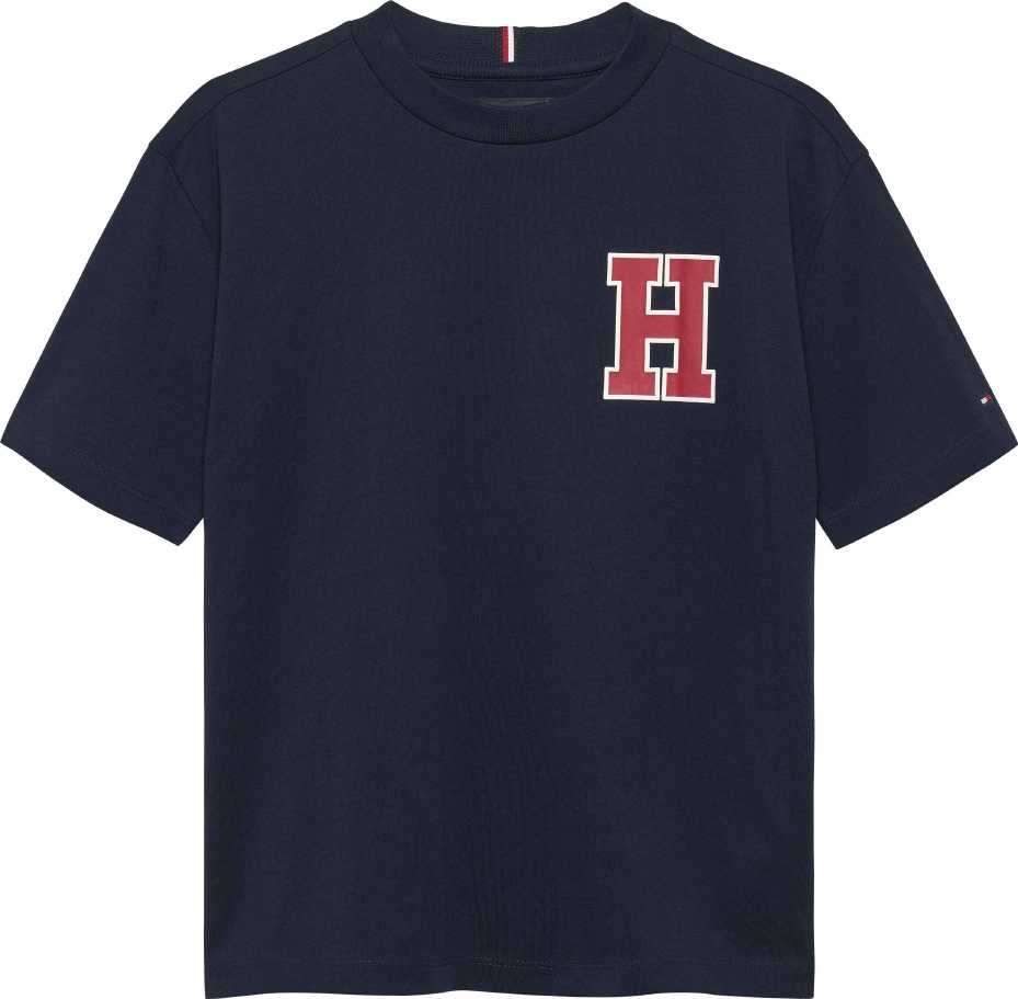 Tommy Hilfiger Tshirt Varsity Front Back Print M/C Dark Night Navy para Niño