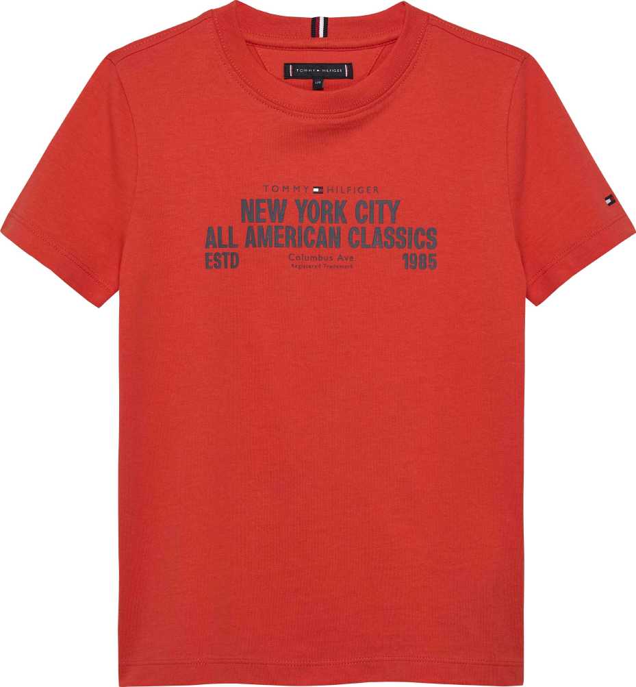 Tommy Hilfiger Tshirt Nyc Print Graphic M/C Horizon para Niño