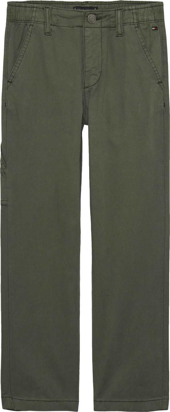 Tommy Hilfiger Pantalon Herringbone Worker Pewter Green para Niño
