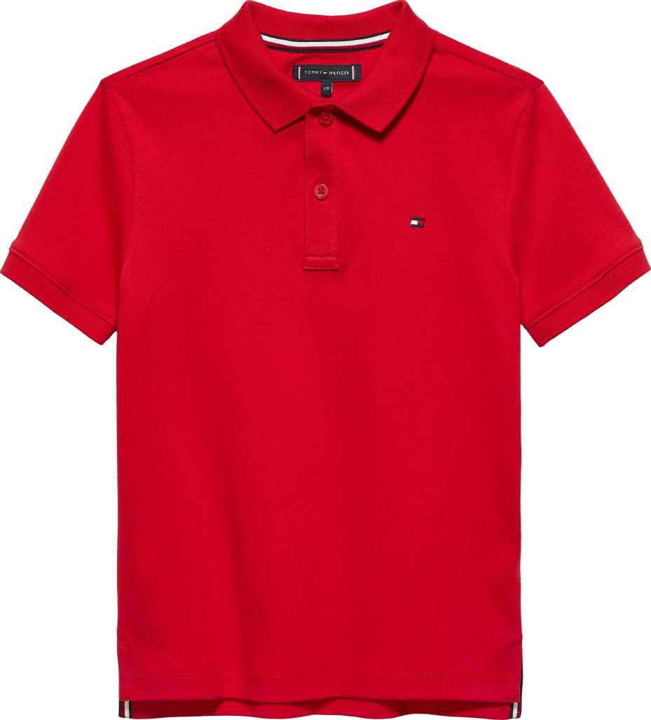 Tommy Hilfiger Polo Interlock Rwb Rapid Red para Niño