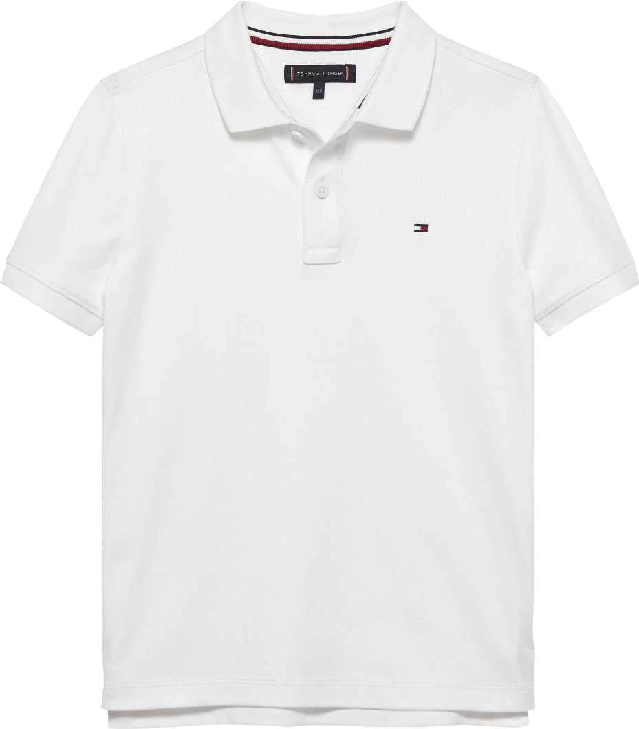 Tommy Hilfiger Polo Interlock Rwb M/C White para Niño