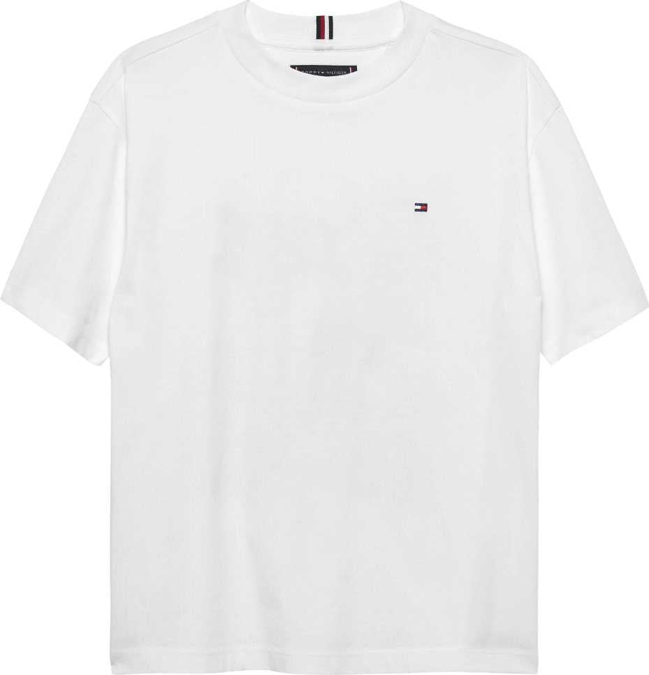 Tommy Hilfiger Tshirt Varsity Multi Badge Print White para Niño