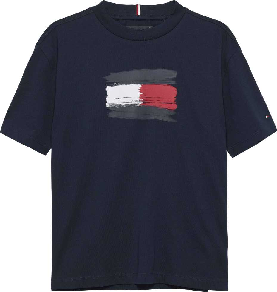 Tommy Hilfiger Tshirt Flag Archive M/C Dark Night Navy para Niño