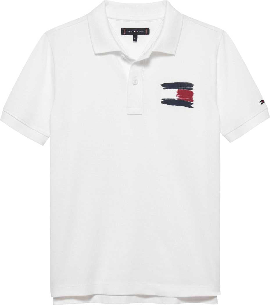 Tommy Hilfiger Polo Flag M/C White para Niño