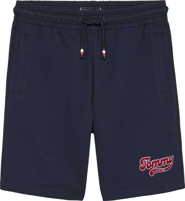Tommy Hilfiger Short Im Varsity Interlock Dark Night Navy para Niño