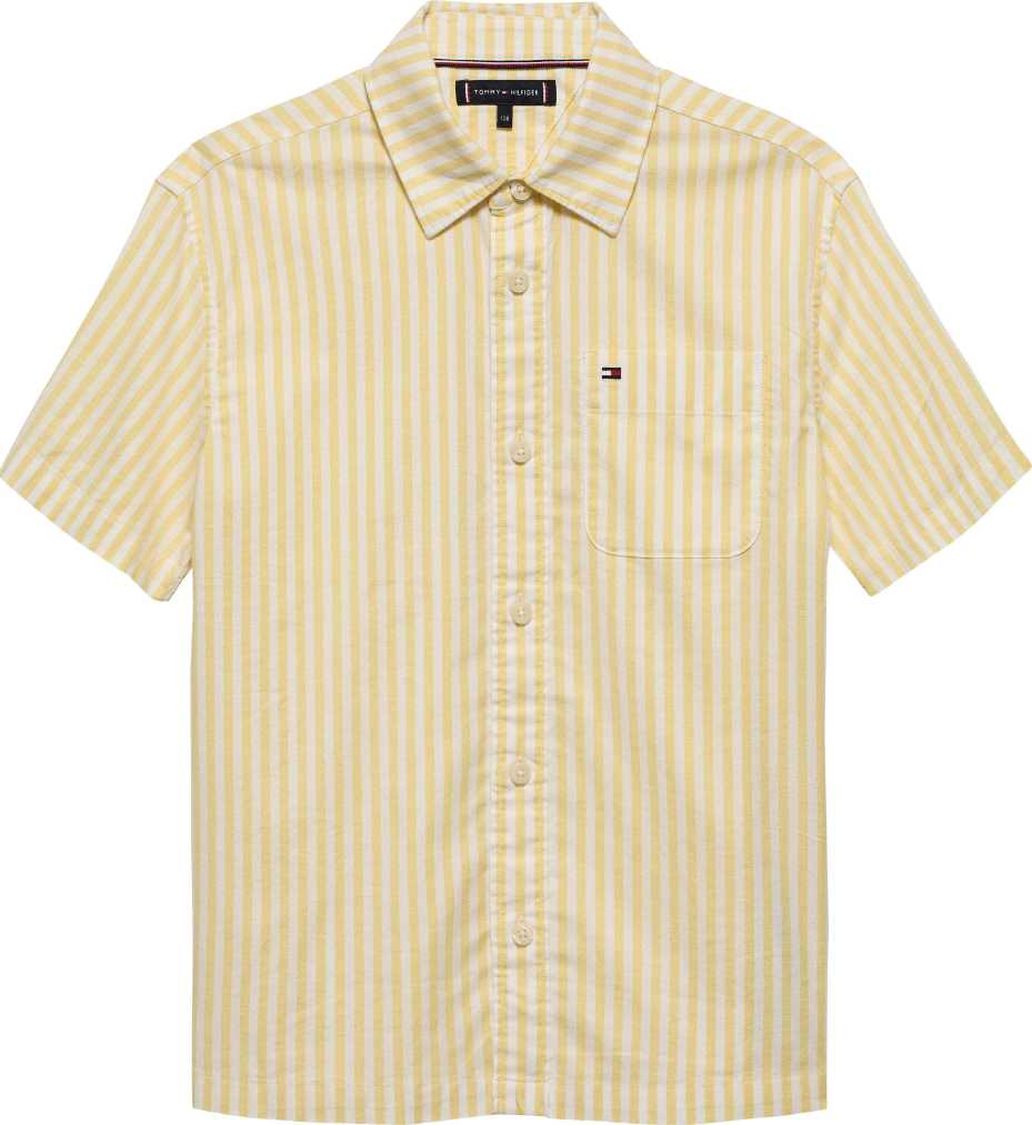 Tommy Hilfiger Camisa Flex Ithaca Yellow Dahlia Stripe para Niño