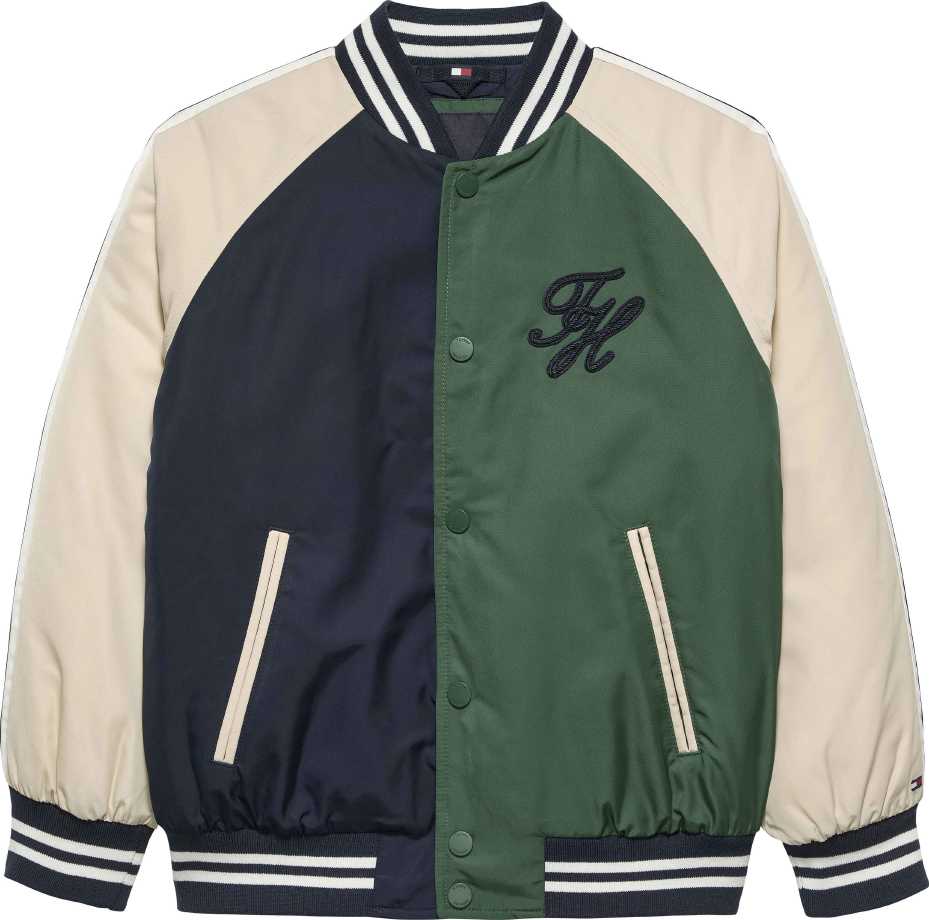 Tommy Hilfiger Abrigo Th Script Graphic Dark Night Navy para Niño