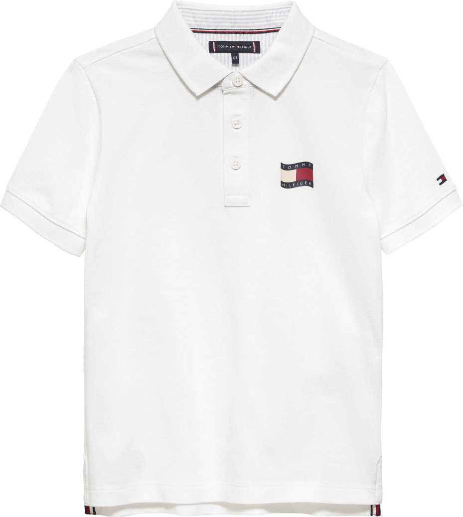 Tommy Hilfiger Polo Wavyflag Ithica White para Niño