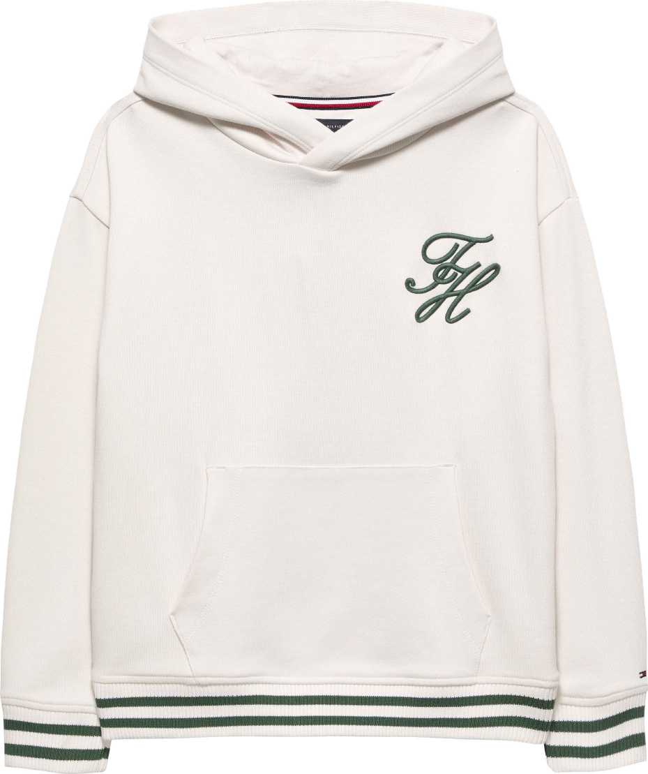 Tommy Hilfiger Abrigo Th Script Graphic Ho Ancient White para Niño