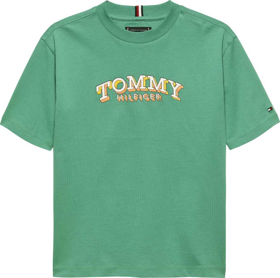 Tommy Hilfiger Tshirt 3d Graphic Bahama Green para Niño