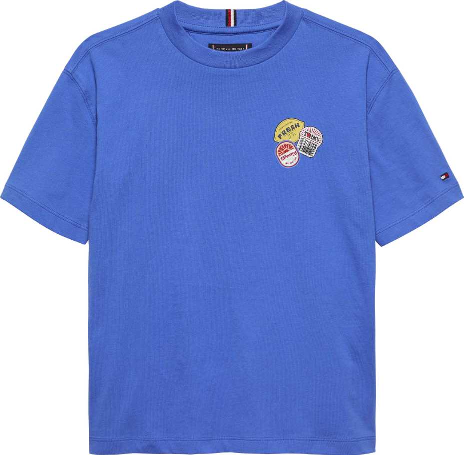 Tommy Hilfiger Tshirt Sticker Print Graphi Empire Blue para Niño