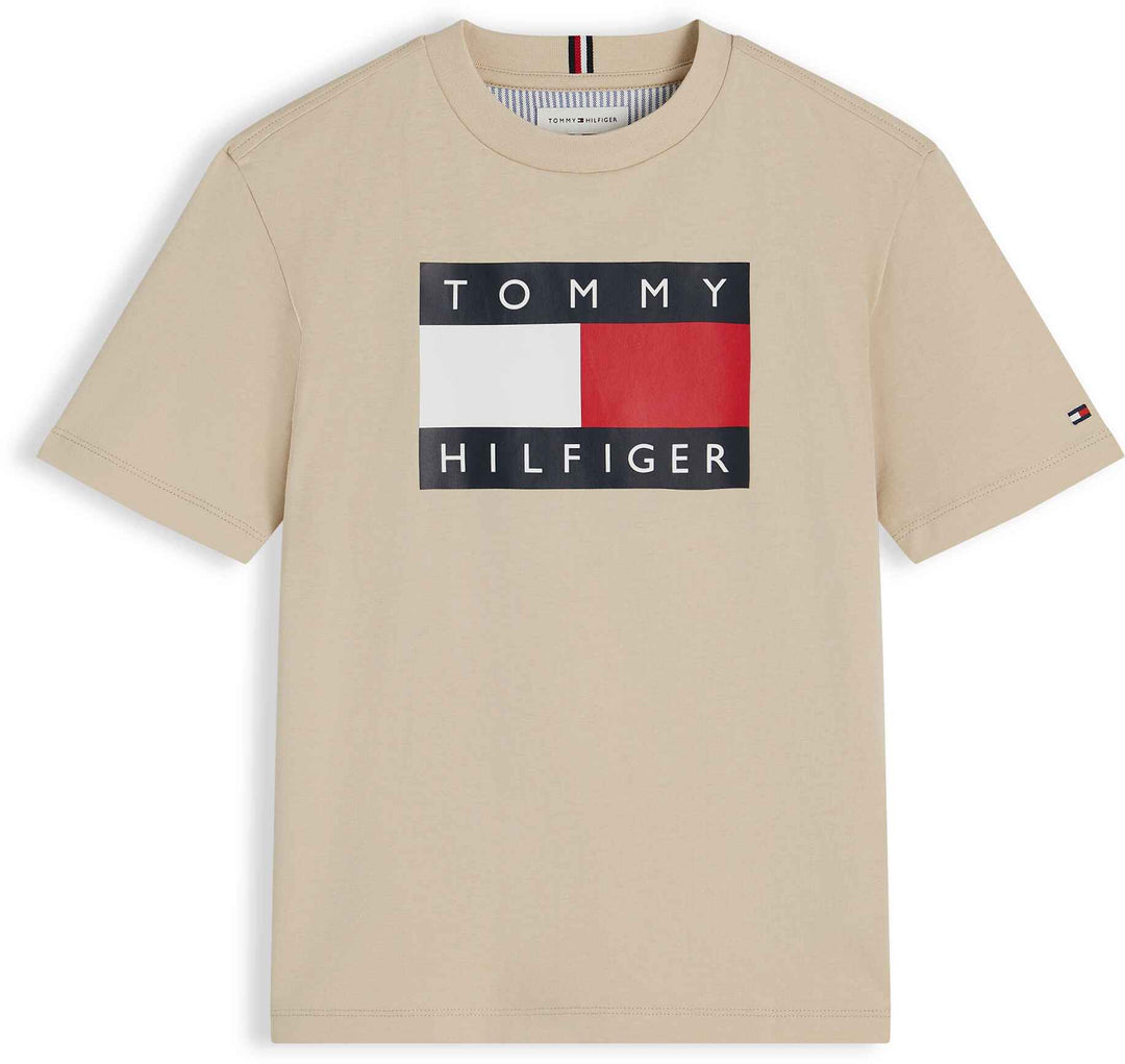 Tommy Hilfiger Tshirt M/C Classic Beige para Niño
