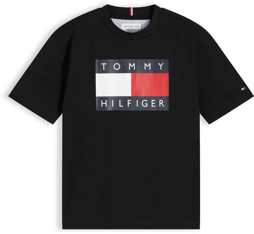 Tommy Hilfiger Tshirt M/C Black para Niño