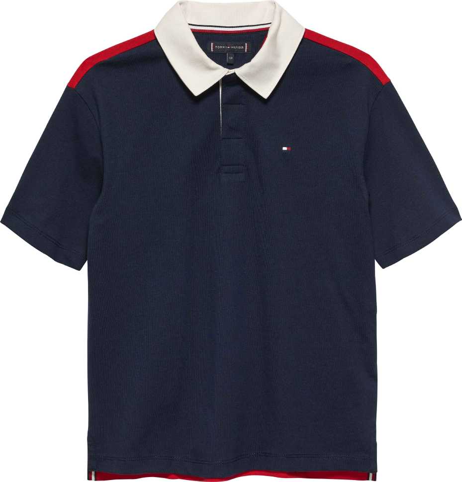 Tommy Hilfiger Polo Colourblock Rugby Dark Night Navy para Niño