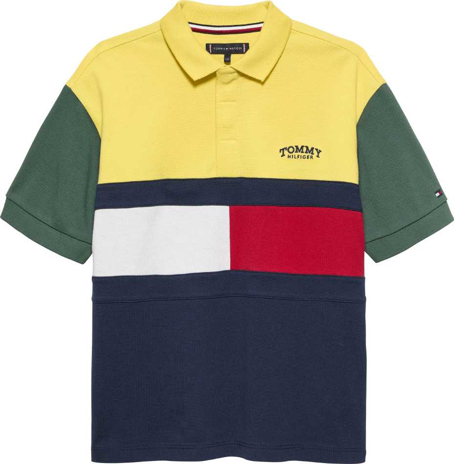 Tommy Hilfiger Polo Monotype Clrblck Rug Yellow Dahlia para Niño