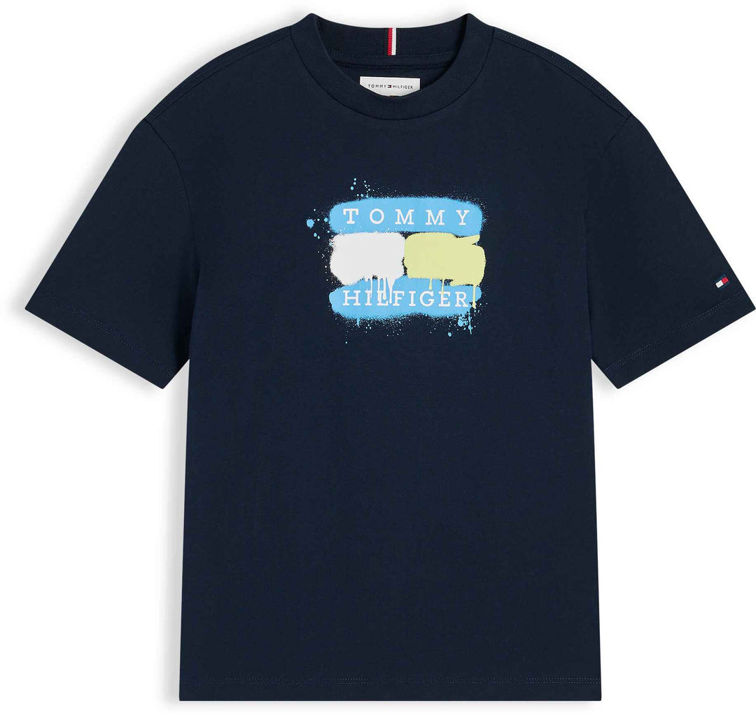 Tommy Hilfiger Tshirt M/C Dark Night Navy para Niño