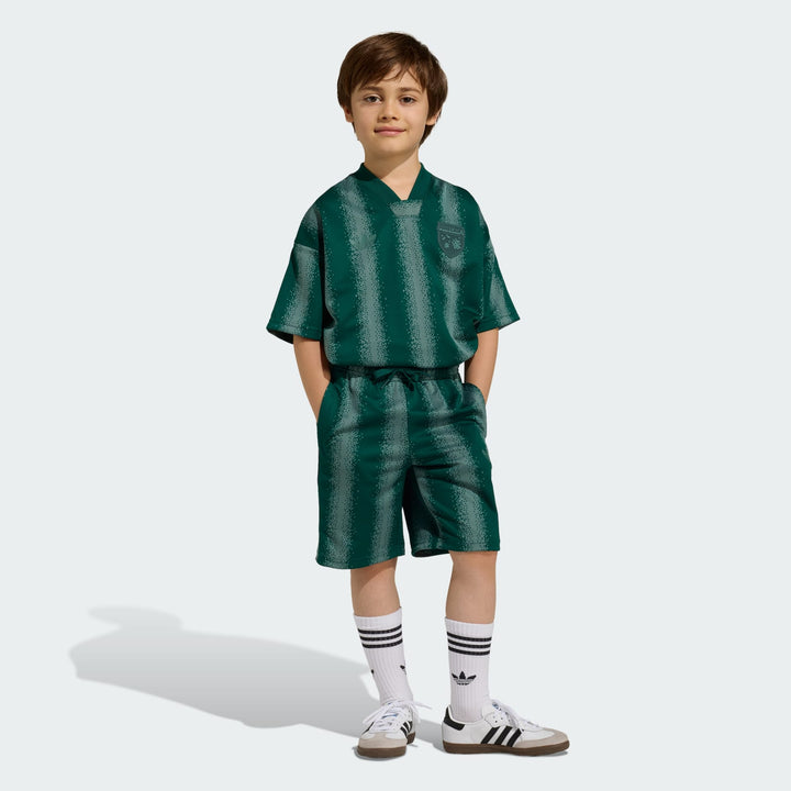 ADIDAS NIÑO CONJ. DE SHORT MINECRAFT CGREEN/TECEME