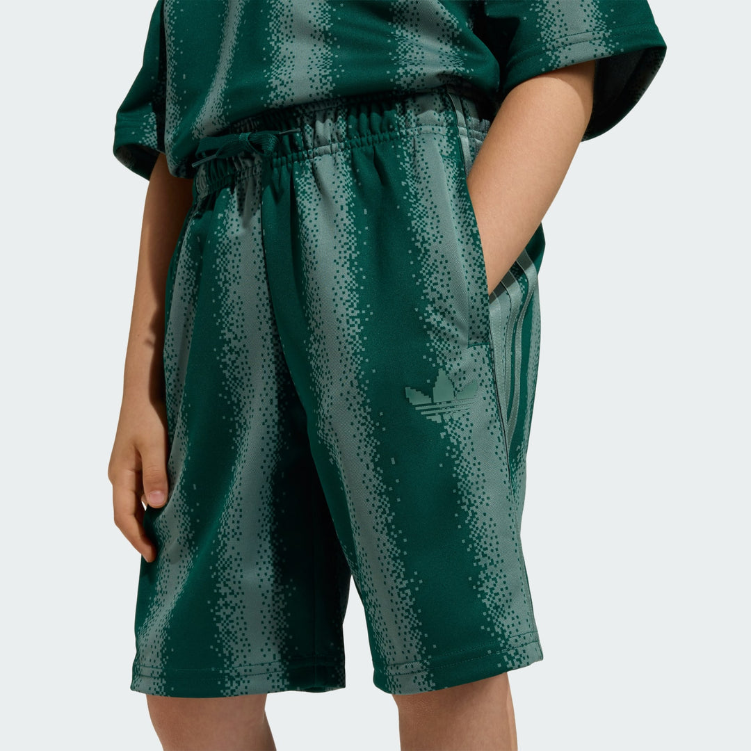 ADIDAS NIÑO CONJ. DE SHORT MINECRAFT CGREEN/TECEME