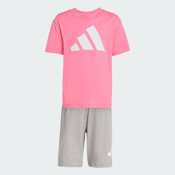 ADIDAS NIÑA CONJ. DE SHORT LK BL 160 PNKFUS/WHITE