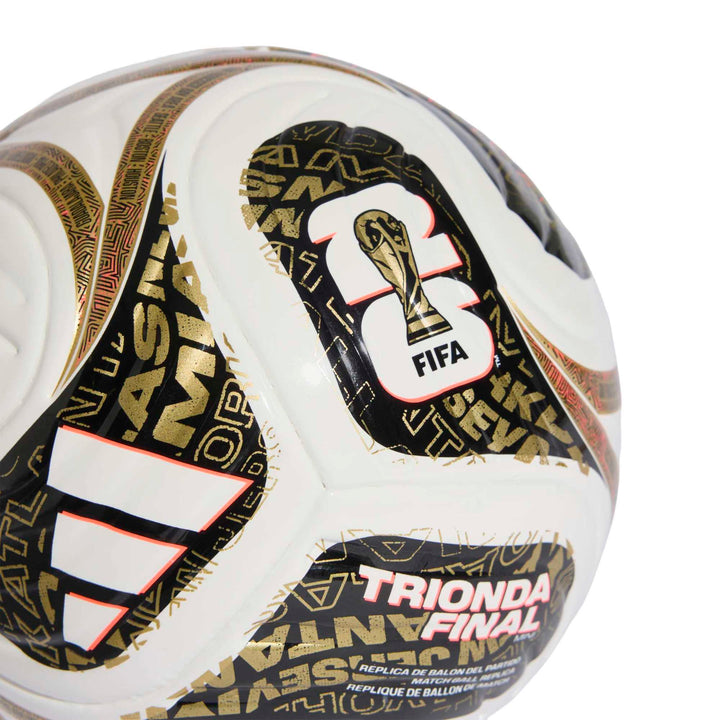 Balón de Fútbol adidas FIFA World Cup 2026™ Trionda Final Mini - Blanco/Negro/Dorado
