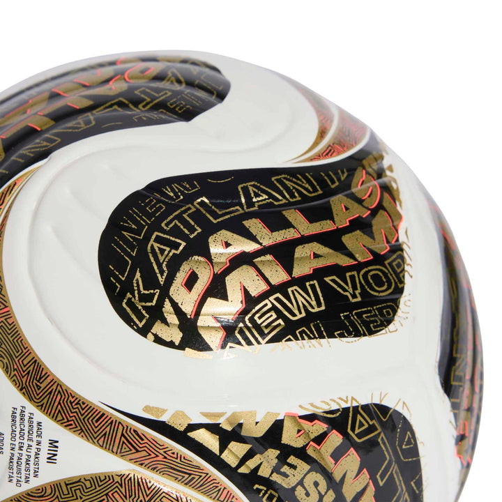 Balón de Fútbol adidas FIFA World Cup 2026™ Trionda Final Mini - Blanco/Negro/Dorado