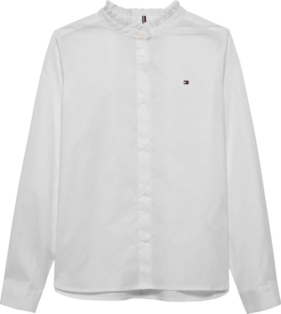 Tommy Hilfiger Camisa Y Blusa Ruffle Collar M/L White para Niña