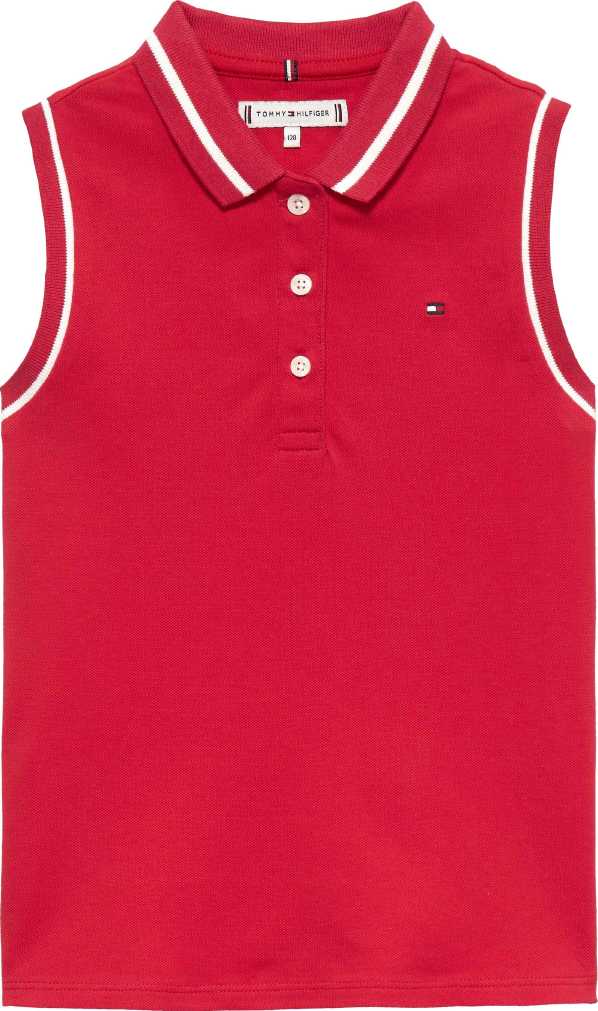 Tommy Hilfiger Polo Classic Slvls Red Alert para Niña
