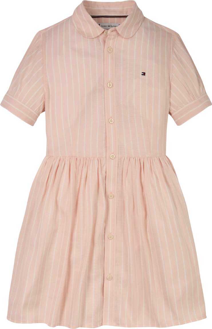 Tommy Hilfiger Vestido Striped Coral Ice para Niña