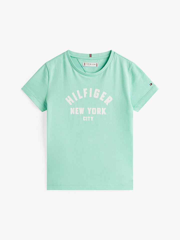 TOMMY HILFIGER NIÑA TSHIRT HILFIGER GRAPHIC MENTHOL