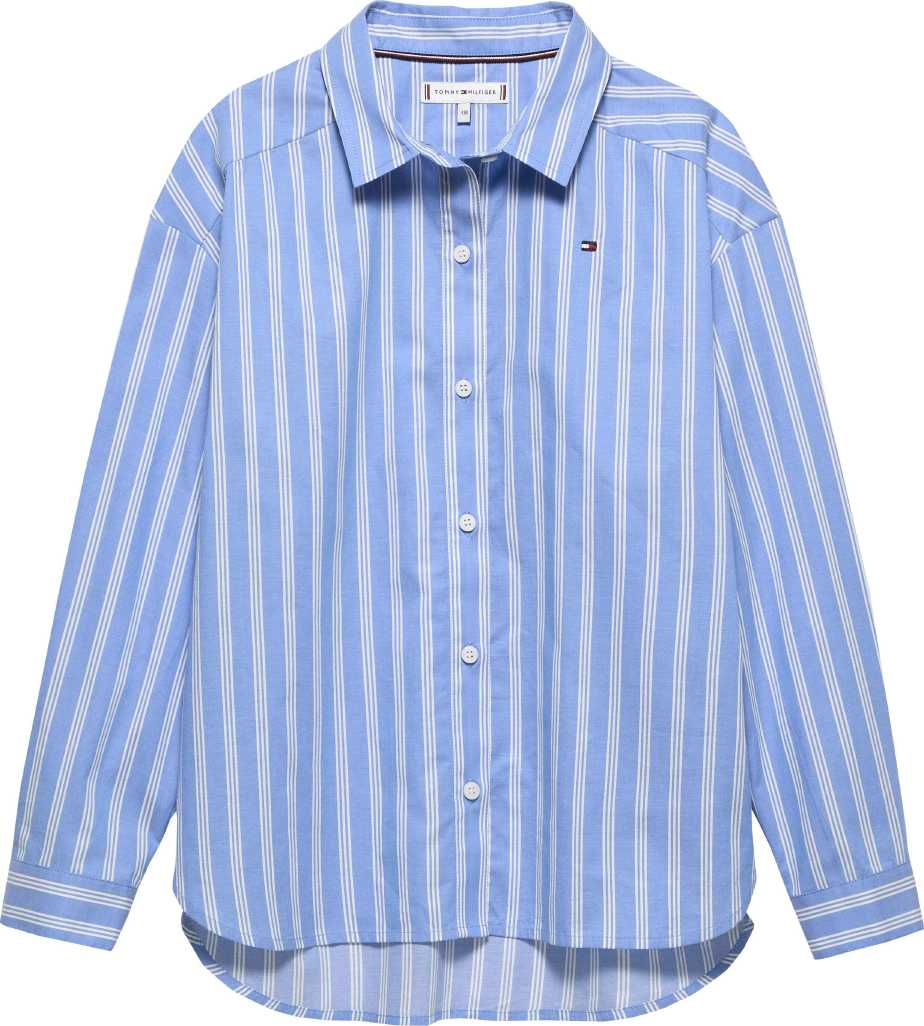 Tommy Hilfiger Camisa Y Blusa L/S Light Powdery Blue Stripes para Niña
