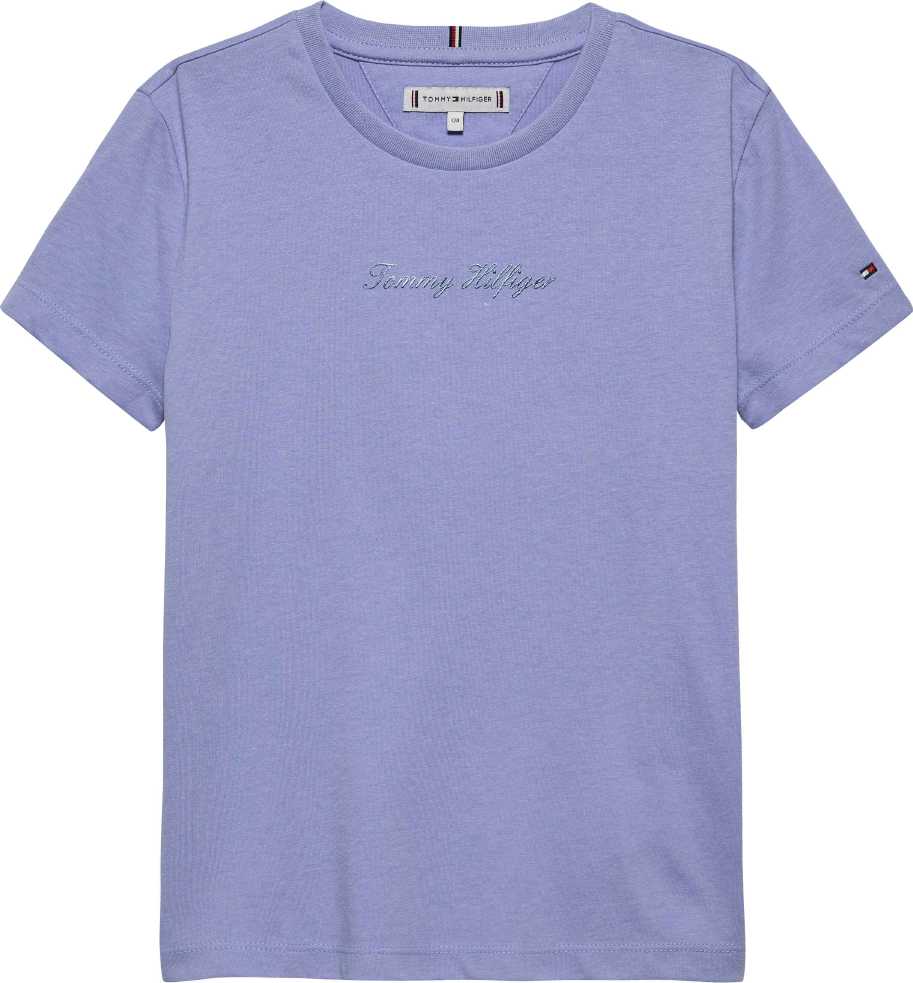 Tommy Hilfiger Tshirt Im Foil Script M/C Vintage Iris para Bebé Niña