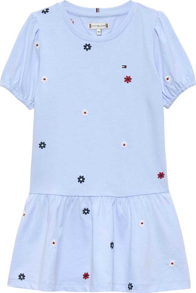 Tommy Hilfiger Vestido Lg Light Knit Sweet Blue Aop para Niña
