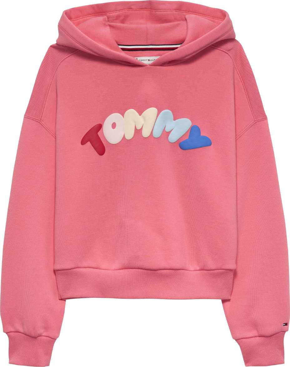 Tommy Hilfiger Abrigo Tommy Puff Print Hoo Tropical Blush para Niña