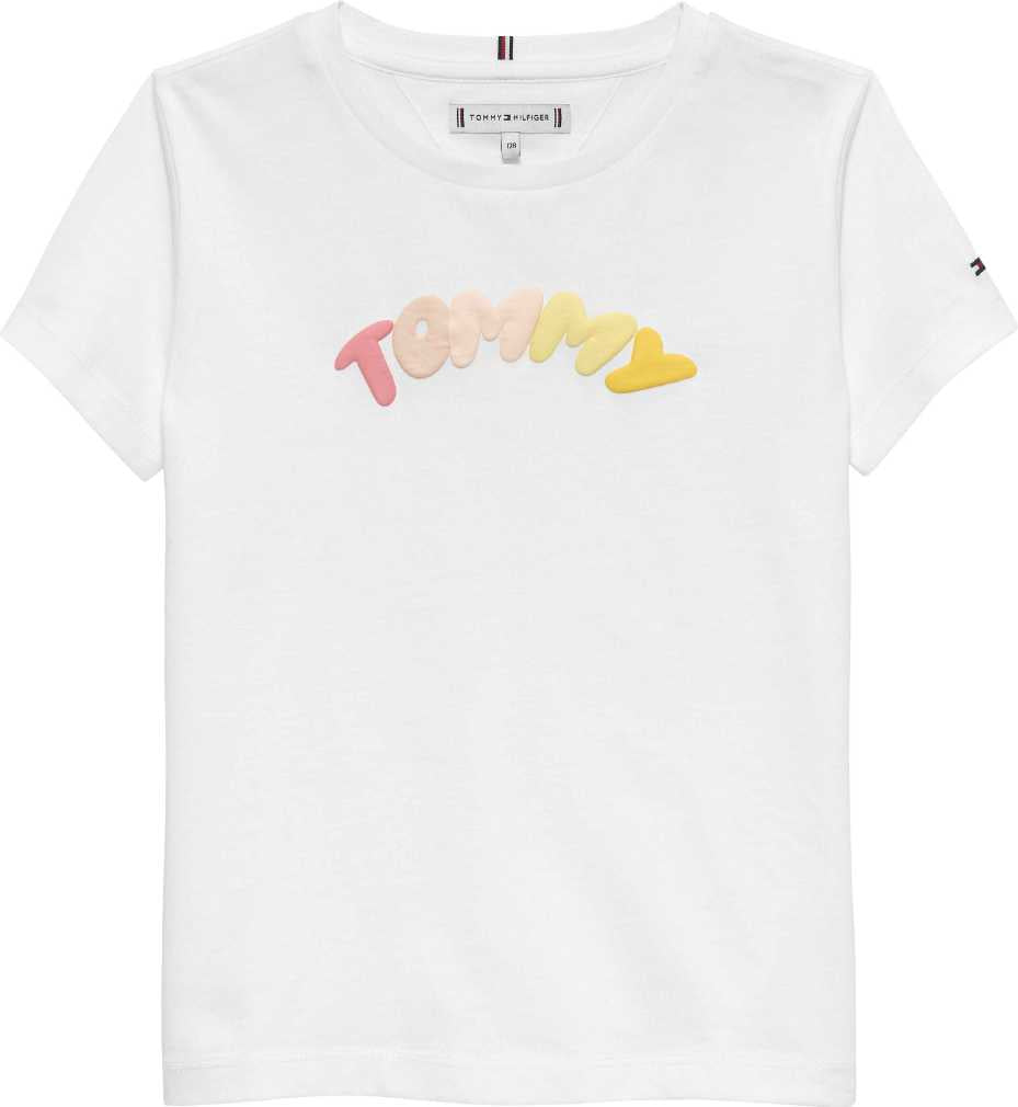 Tommy Hilfiger Tshirt Tommy Puff Print White para Niña