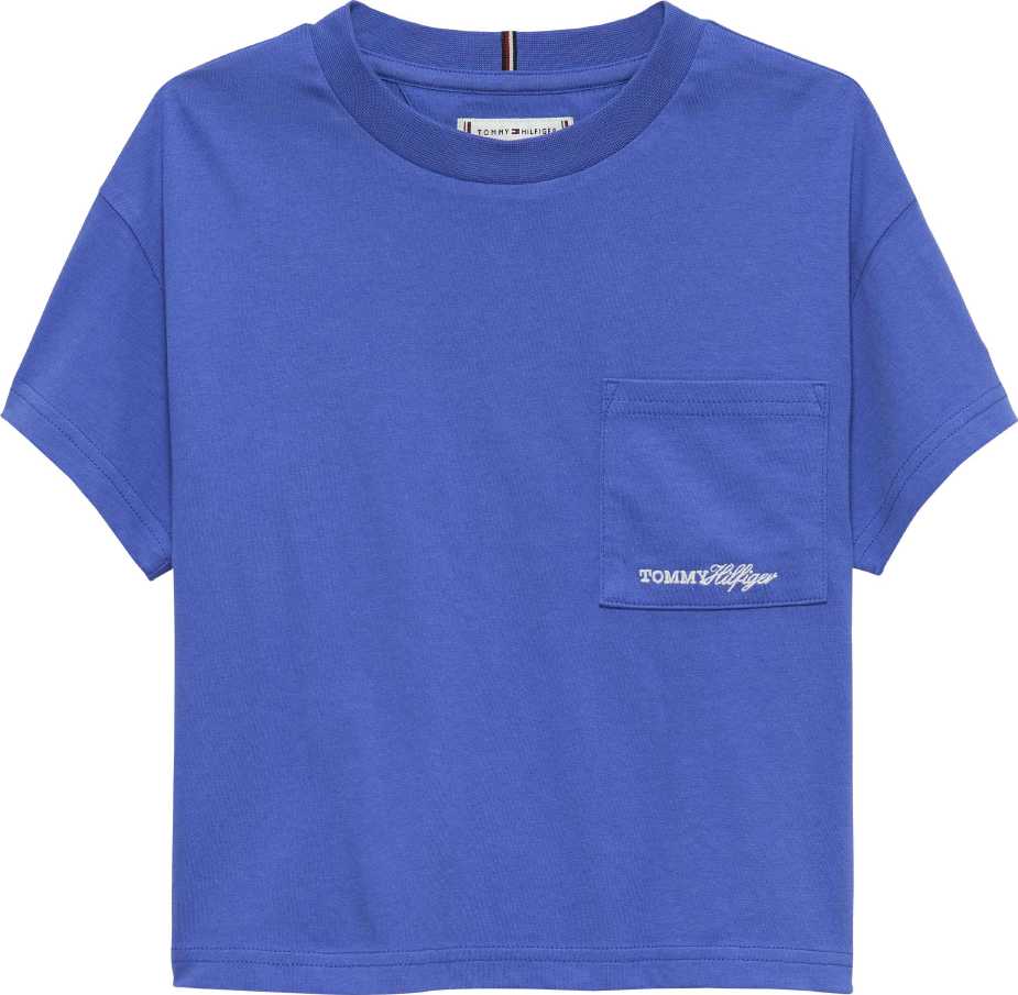 Tommy Hilfiger Tshirt Pocket Ss Empire Blue para Niña