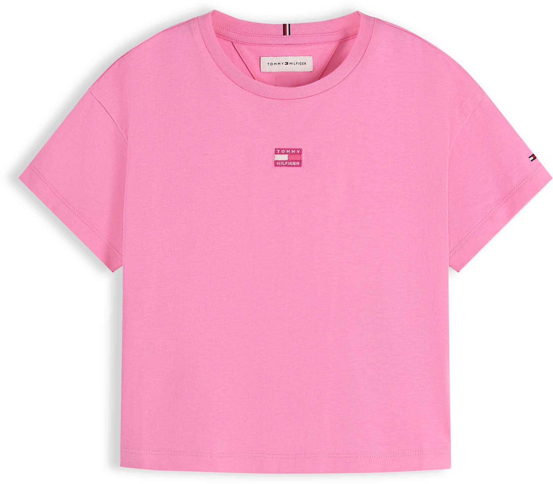 Tommy Hilfiger Tshirt M/C Pink Daisy para Niña