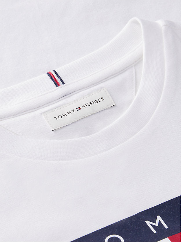 TOMMY HILFIGER TSHIRT SNOOPY FLAG WHITE