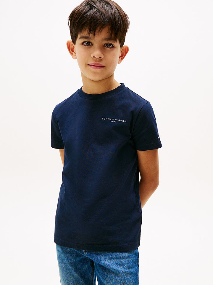 TOMMY HILFIGER NIÑO TSHIRT U MINI CORP LOGO DARK NIGHT NAVY