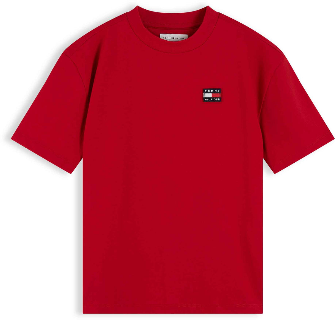 Tommy Hilfiger Tshirt M/C Primary Red para Niño