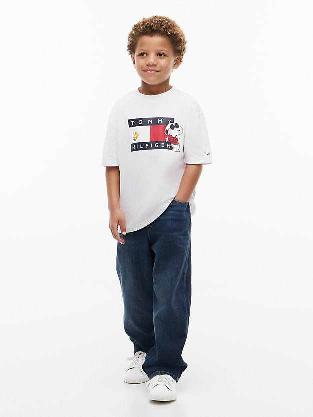 TOMMY HILFIGER TSHIRT PEANUTS GRAPHIC WHITE