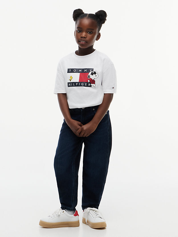 TOMMY HILFIGER TSHIRT PEANUTS GRAPHIC WHITE