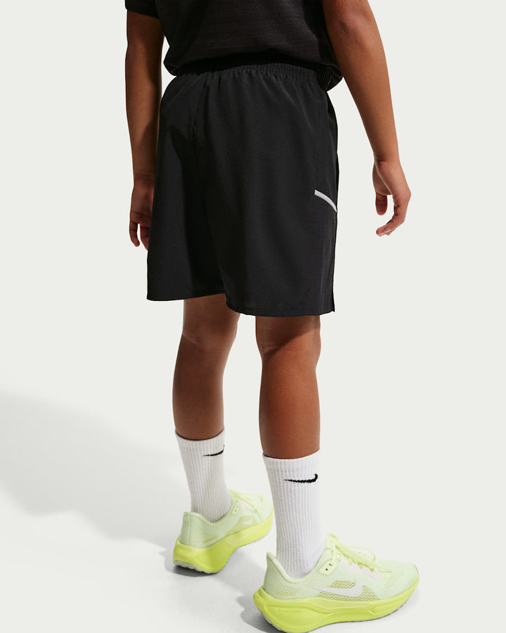 NIKE NIÑO SHORT K NK DF MILER BLACK/SILVER
