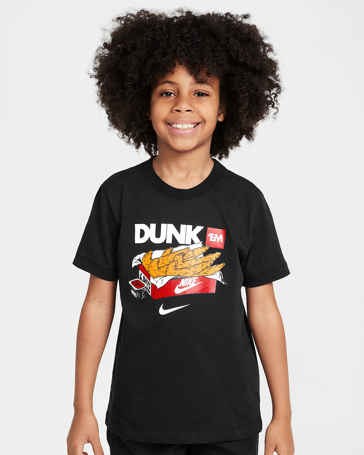 NIKE NIÑO TSHIRT K NSW DUNK BLACK