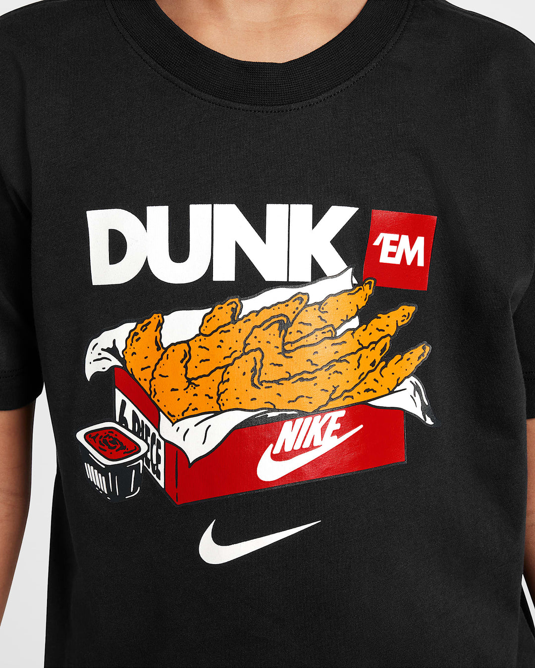 NIKE NIÑO TSHIRT K NSW DUNK BLACK