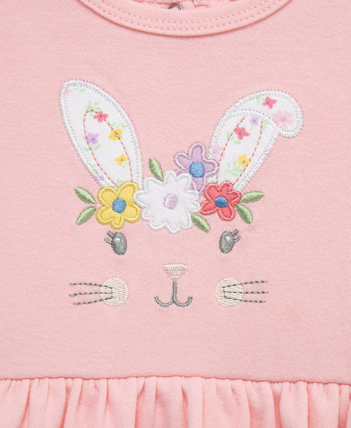 LITTLE ME BEBE NIÑA CONJ. DE PANTALON BUNNY PINK