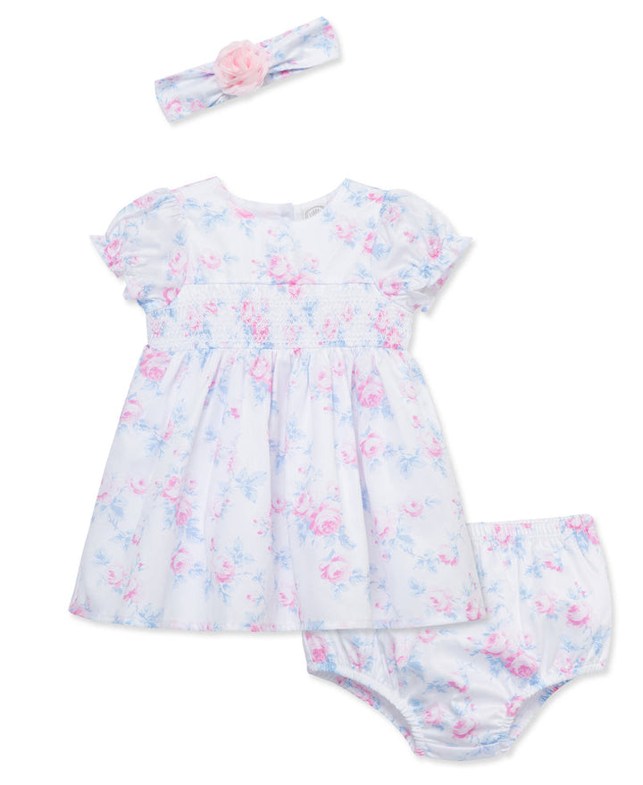 LITTLE ME BEBE NIÑA VESTIDO FLORAL BREEZE ROSE