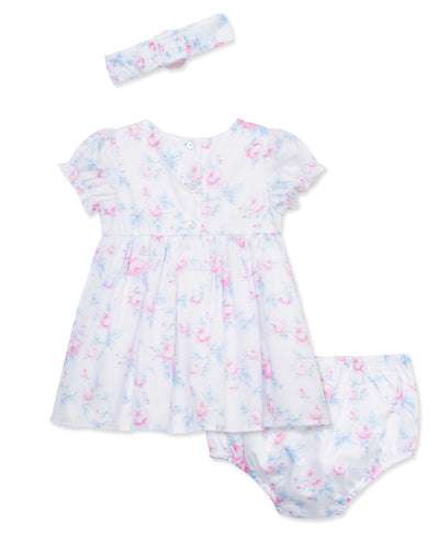 LITTLE ME BEBE NIÑA VESTIDO FLORAL BREEZE ROSE