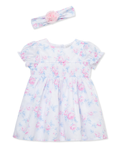 LITTLE ME BEBE NIÑA VESTIDO FLORAL BREEZE ROSE