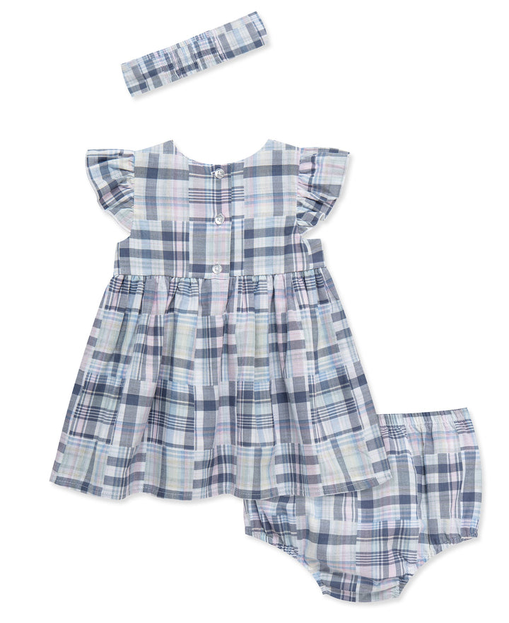 LITTLE ME BEBE NIÑA VESTIDO NEWPORT PLAID